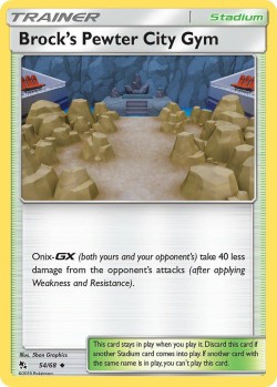 Carte Pokémon: Brock's Pewter City Gym
