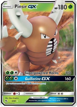 Carte Pokémon: Pinsir GX