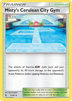 Carte Pokémon: Misty's Cerulean City Gym