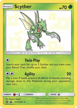 Carte Pokémon: Scyther