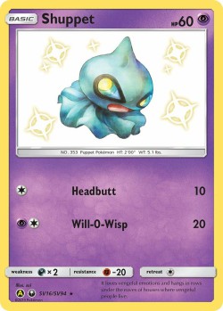 Carte Pokémon: Shuppet