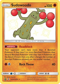 Carte Pokémon: Sudowoodo