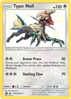 Carte Pokémon: Type: Null