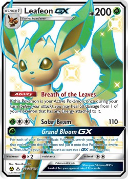 Carte Pokémon: Leafeon GX