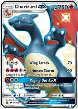 Carte Pokémon: Charizard GX