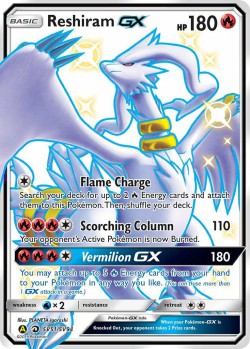 Carte Pokémon: Reshiram GX