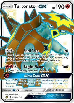 Carte Pokémon: Turtonator GX