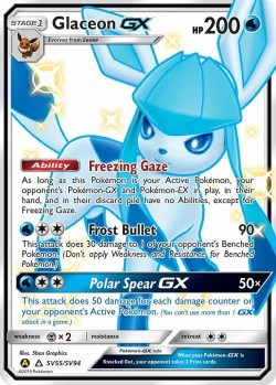 Carte Pokémon: Glaceon GX