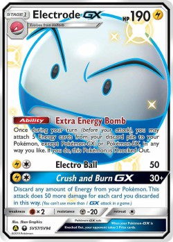 Carte Pokémon: Electrode GX