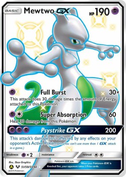 Carte Pokémon: Mewtwo GX