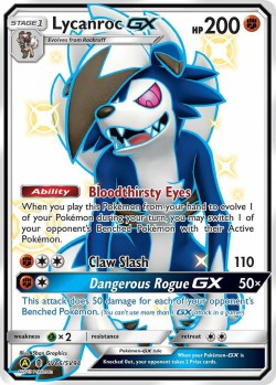 Carte Pokémon: Lycanroc GX