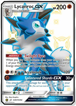 Carte Pokémon: Lycanroc GX