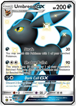 Carte Pokémon: Umbreon GX