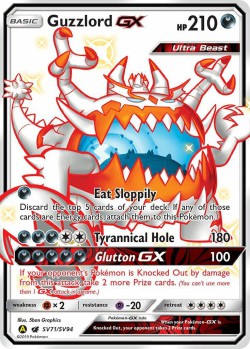 Carte Pokémon: Guzzlord GX