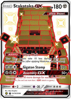 Carte Pokémon: Stakataka GX
