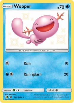 Carte Pokémon: Wooper