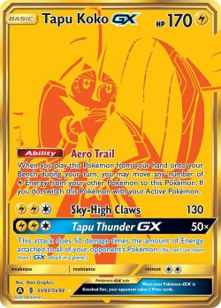 Carte Pokémon: Tapu Koko GX