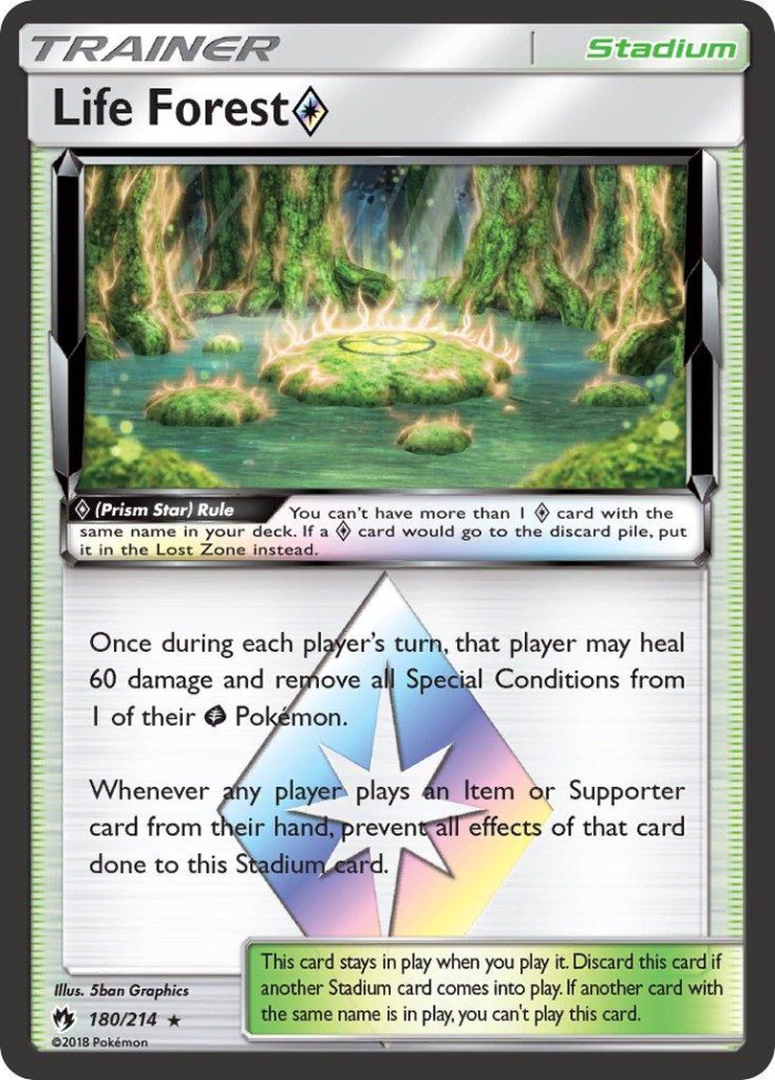 Carte Pokémon: Life Forest Prism Star [Forêt Vitale Prisme Étoile]