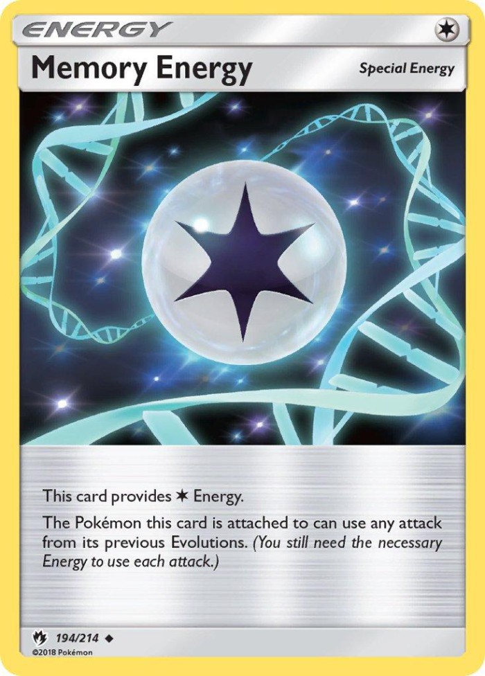 Carte Pokémon: Memory Energy [Énergie Mémoire]