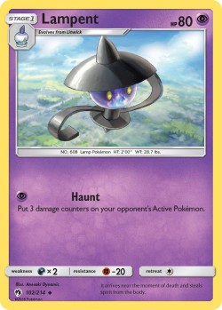 Carte Pokémon: Lampent