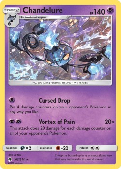 Carte Pokémon: Chandelure