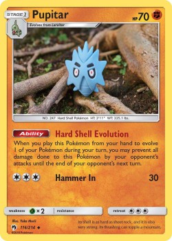 Carte Pokémon: Pupitar