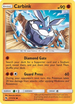 Carte Pokémon: Carbink
