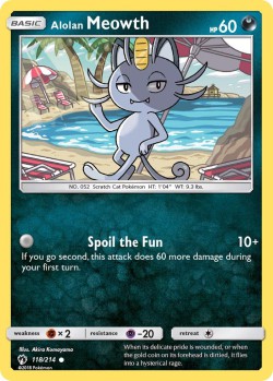 Carte Pokémon: Alolan Meowth