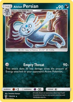Carte Pokémon: Alolan Persian