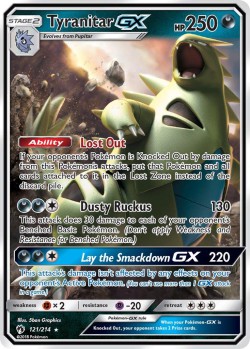 Carte Pokémon: Tyranitar GX