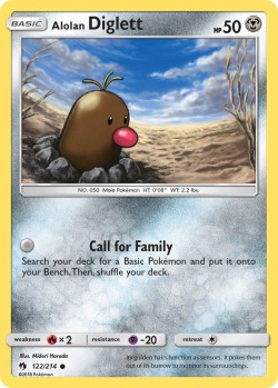 Carte Pokémon: Alolan Diglett