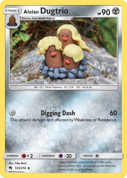 Carte Pokémon: Alolan Dugtrio