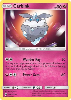Carte Pokémon: Carbink
