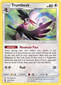 Carte Pokémon: Trumbeak