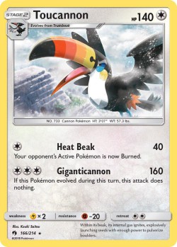 Carte Pokémon: Toucannon
