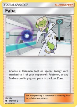 Carte Pokémon: Faba