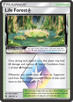 Carte Pokémon: Life Forest Prism Star