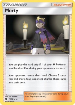 Carte Pokémon: Morty