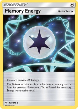 Carte Pokémon: Memory Energy