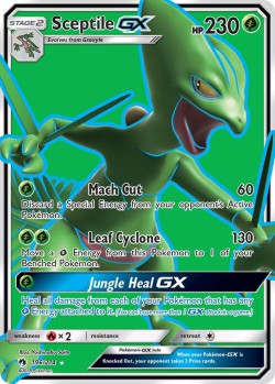 Carte Pokémon: Sceptile GX