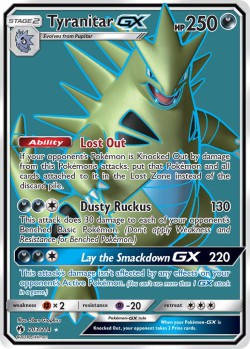 Carte Pokémon: Tyranitar GX