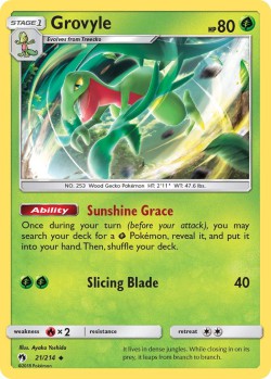 Carte Pokémon: Grovyle