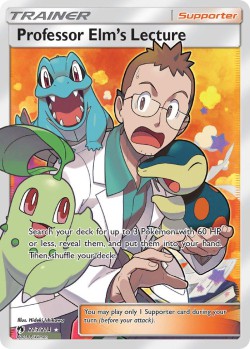 Carte Pokémon: Professor Elm's Lecture