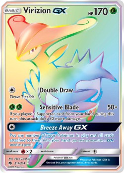 Carte Pokémon: Virizion GX