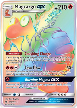 Carte Pokémon: Magcargo GX