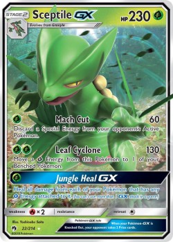 Carte Pokémon: Sceptile GX