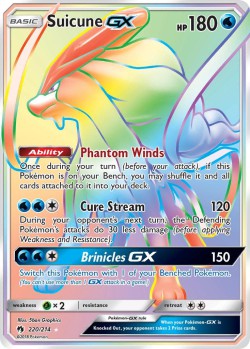 Carte Pokémon: Suicune GX