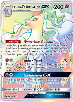 Carte Pokémon: Alolan Ninetales GX