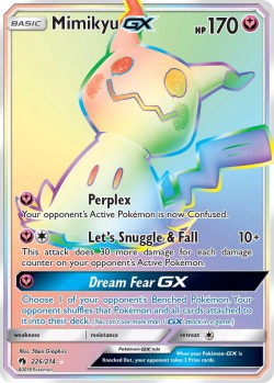 Carte Pokémon: Mimikyu GX
