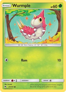 Carte Pokémon: Wurmple